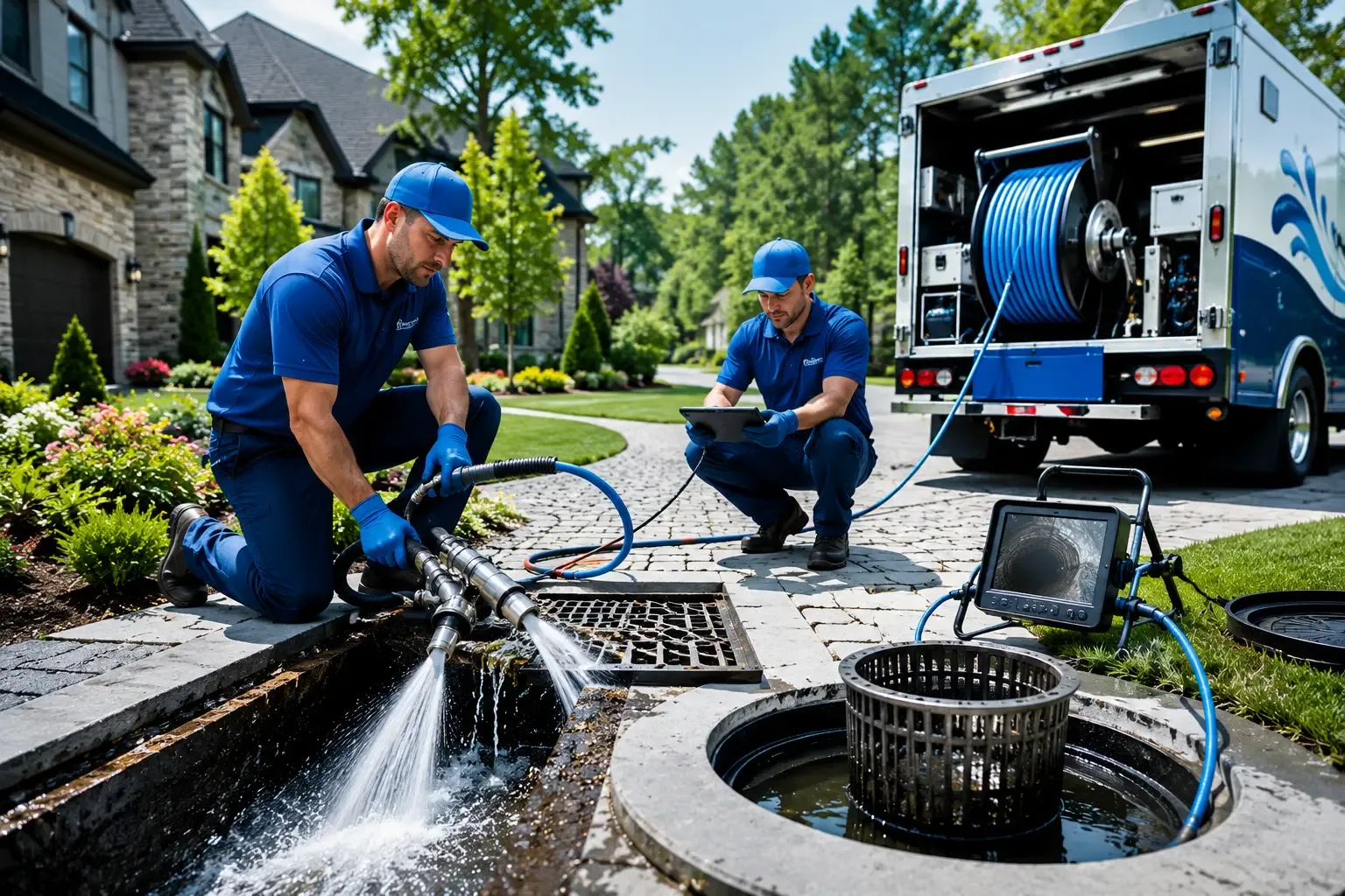 Local outdoor drain cleaning professionals in Baskin, LA